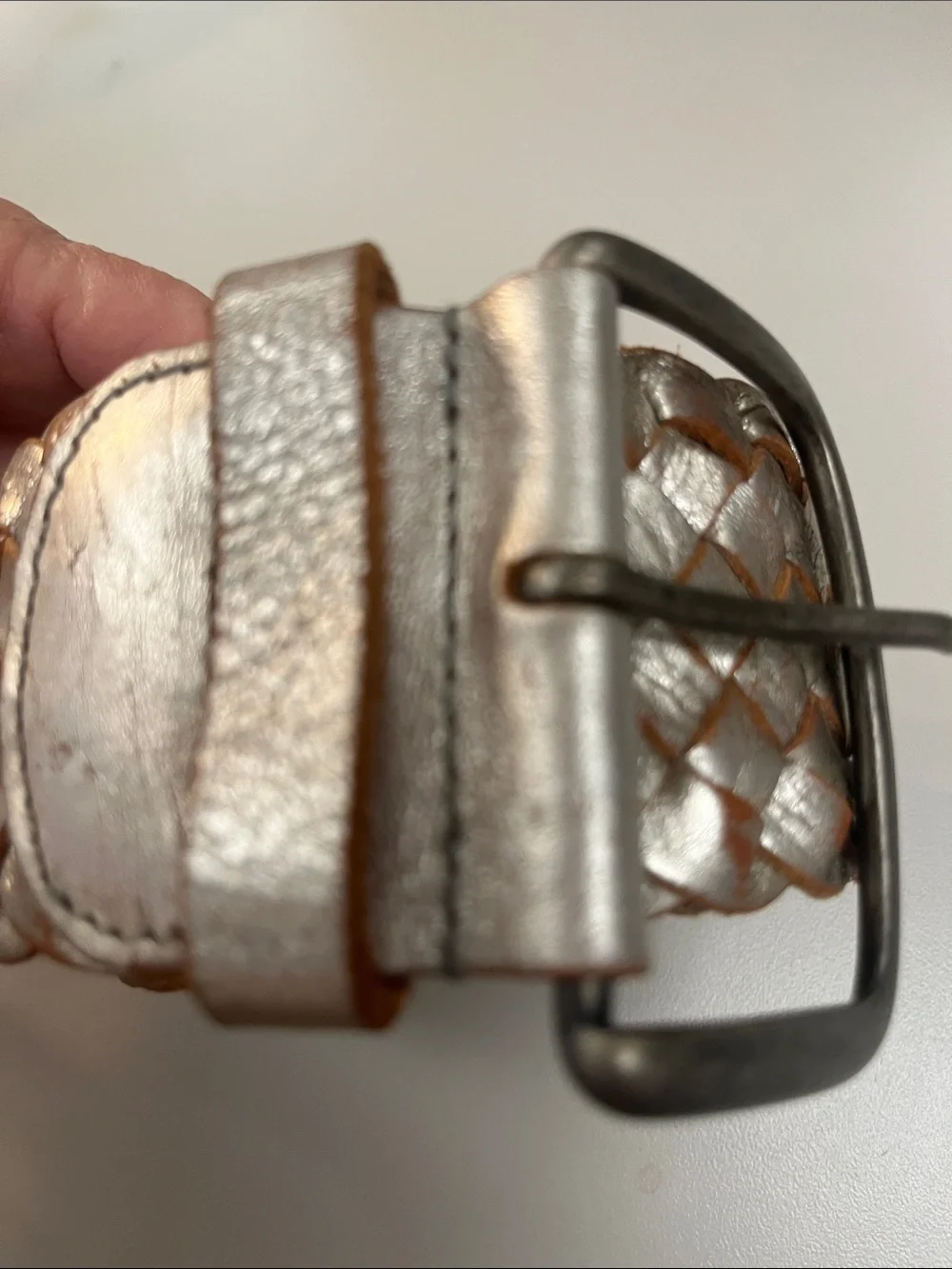Fossil braided leather
